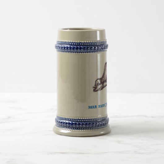 Lustige Affebier-Tasse Bierglas (Mittel)