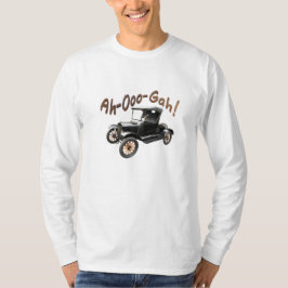 Lustige Ah-Ooo-Gah alte klassische Autohupe rostig T-Shirt