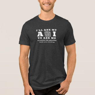 Lustige AI-Startup-Tech – 2 QR-Code-Custom-Marketi Tri-Blend Shirt