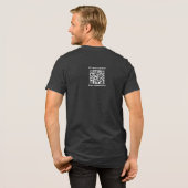 Lustige AI-Startup-Tech – 2 QR-Code-Custom-Marketi Tri-Blend Shirt (Rückseite voll)
