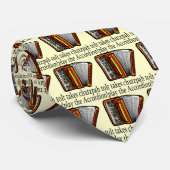 Lustige Akkordeon-Neuheits-Krawatte Krawatte (Gerollt)