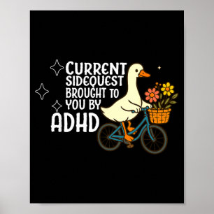 Lustige alberne Gans aktuelle Nebenquest gebracht Poster