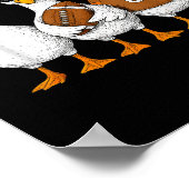 Lustige Alberne Gans Enten Football Herbst Footbal Poster (Ecke)