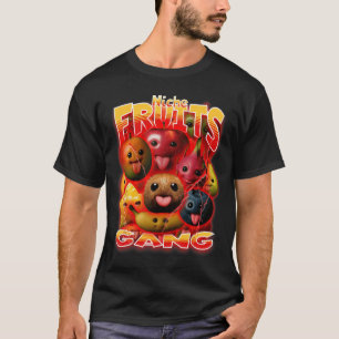 Lustige alberne KI-Früchte Gen-Z-Meme BrainRot-Nis T-Shirt