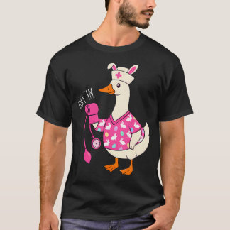 Lustige Alberne Oster Gans Krankenschwester Er Cna T-Shirt