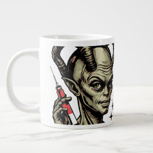 Lustige Alien-Hypodermic-Nadel-Dosis Realität Jumbo-Tasse