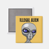 Lustige alien-Magneten, ILLEGAL Magnet (Vorderseite/Rückseite)