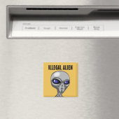 Lustige alien-Magneten, ILLEGAL Magnet (In Situ (Geschirrspüler))