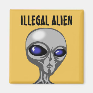 Lustige alien-Magneten, ILLEGAL Magnet