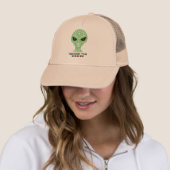 Lustige Alien-Trucker-Mütze – Geschenk für UFO-Lie Truckerkappe (Beispiel)