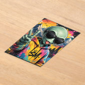 Lustige Alien-Vibes Acryleinladungen (Ablage )