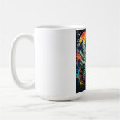 Lustige Alien-Vibes Kaffeetasse (Links)