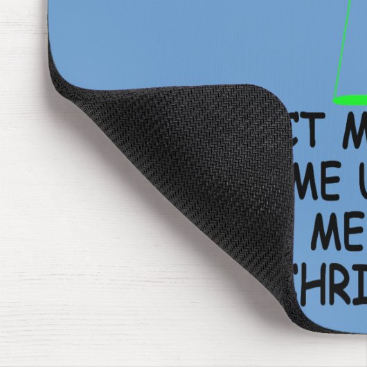 Lustige alienabduktion mousepad (Ecke)