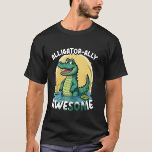 Lustige Alligator-Liebhaberin Krokodil Gator Carto T-Shirt
