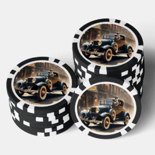 Lustige Alpaka Capone Die Berüchtigte Alpaka, Pokerchips