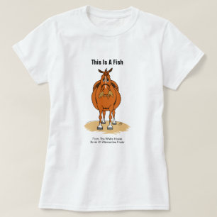 Lustige alternative Fakten Fisch Pferd T-Shirt
