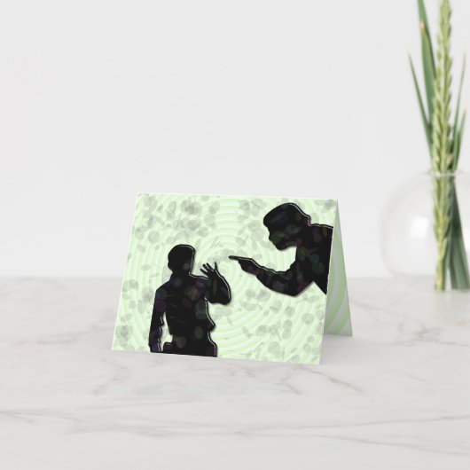 Lustige alternative schlechte Vater-Karte Karte (Vorderseite)