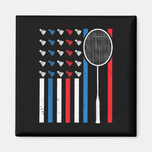 Lustige amerikanische Flagge mit Shuttles Vintage Magnet