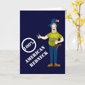 Lustige amerikanische Redneck-Karte Karte (Gelbe Blume)