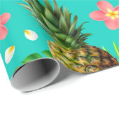 Lustige Ananas Geschenkpapier (Rolleneckpunkt)