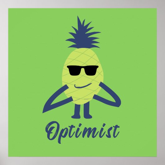 lustige Ananas-Liebhaber Poster (Vorne)