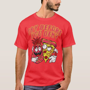 Lustige Ananas-Pizza-Grafik Neuheit Vor dem Kauf t T-Shirt