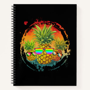Lustige Ananas Sommer Stimmung Notizblock