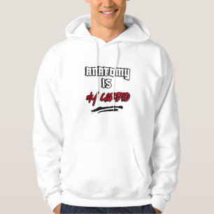 Lustige Anatomie ist mein Herz Medizinstudent Desi Hoodie