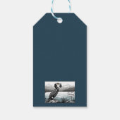 Lustige Angel-Themen Geschenkanhänger (Rückseite)