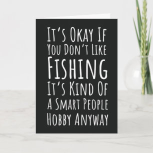 Lustige Angelkarten Angler Humor Angeln Karte