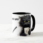 lustige Angry Cat Coffee Tasse (VorderseiteRechts)