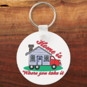 Lustige Anhänger-Park-Shirts und Geschenke Schlüsselanhänger (Vorderseite)