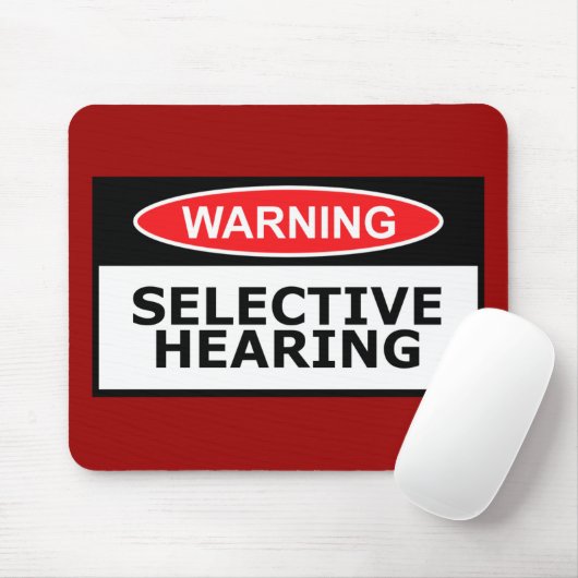 Lustige Anhörung Mousepad (Mit Mouse)