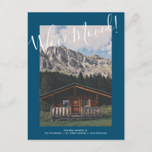 lustige Ankündigung blau Upload dein Foto