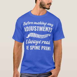 lustige Anpassungen vornehmen Chiropraktik Chiropr T-Shirt
