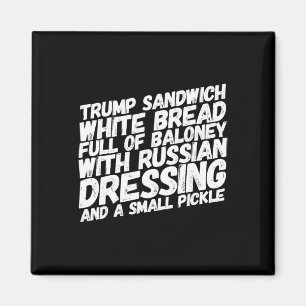 Lustige Anti-Trump-Sandwiches Impeach Trump Politi Magnet