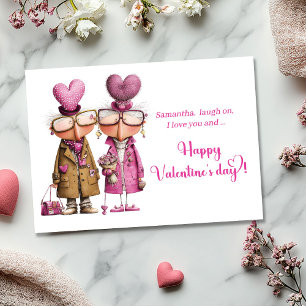 Lustige Anti-Valentinstag-Liebespaar-Karte in Hot  Feiertagskarte