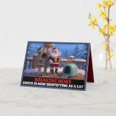 Lustige Anti-Woke-Weihnachtskarte Karte (Gelbe Blume)
