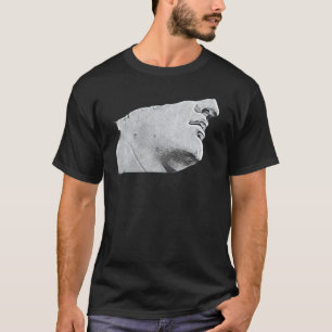 Lustige antike italienische römische Statue abstra T-Shirt