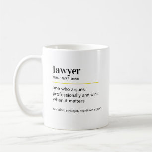 Lustige Anwalt-Definition Geschenk Kaffeetasse