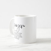 Lustige Anwalt-Definition Moderne Schrift Kaffeetasse (Vorderseite Links)