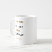 Lustige Anwältin-Mutter, Muttertag Kaffeetasse (Vorderseite Links)