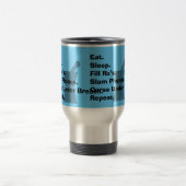 Lustige Apotheker-Geschenke "essen, schlafen, Reisebecher (Mittel)