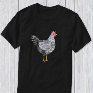 Lustige Aquarell-Wyandotte-Hühner Geflügel T-Shirt