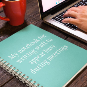 Lustige Arbeit Büro Humor Mein Notizbuch Notizblock