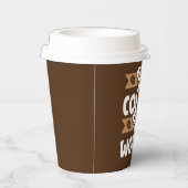 lustige Arbeit Kaffee Bar Pappbecher (Rechts)