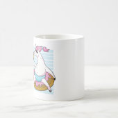 Lustige Arbeit von der Zuhause Tasse Einhorn Wahns (Mittel)