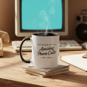 Lustige Arbeit von Zuhause Büro Humor Tasse
