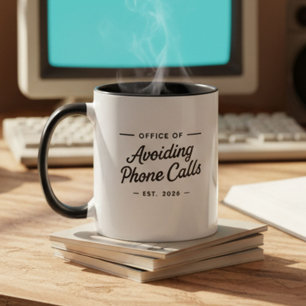 Lustige Arbeit von Zuhause Büro Humor Tasse