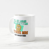 Lustige Arbeits-T - Shirt-Geschenke Kaffeetasse (Vorderseite Links)